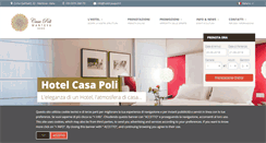 Desktop Screenshot of hotelcasapoli.it